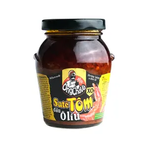 Sa Tế Tôm Dầu Oliu, XO Shrimp Satay in Olive Oil (230g) - ONG CHA VA